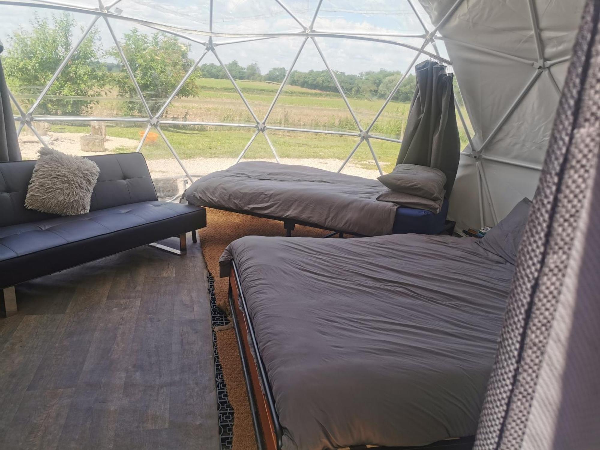 Secret Heated Dome, Hot Tub,Firepit Projector In Lincoln Rom bilde